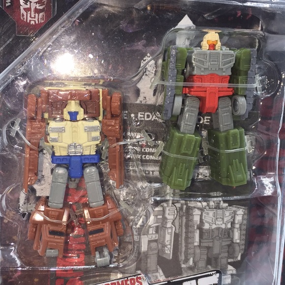 Transformers Siege War For Cybertron Trilogy Autobot Topshot & Flak Hasbro Mini - Picture 4 of 13